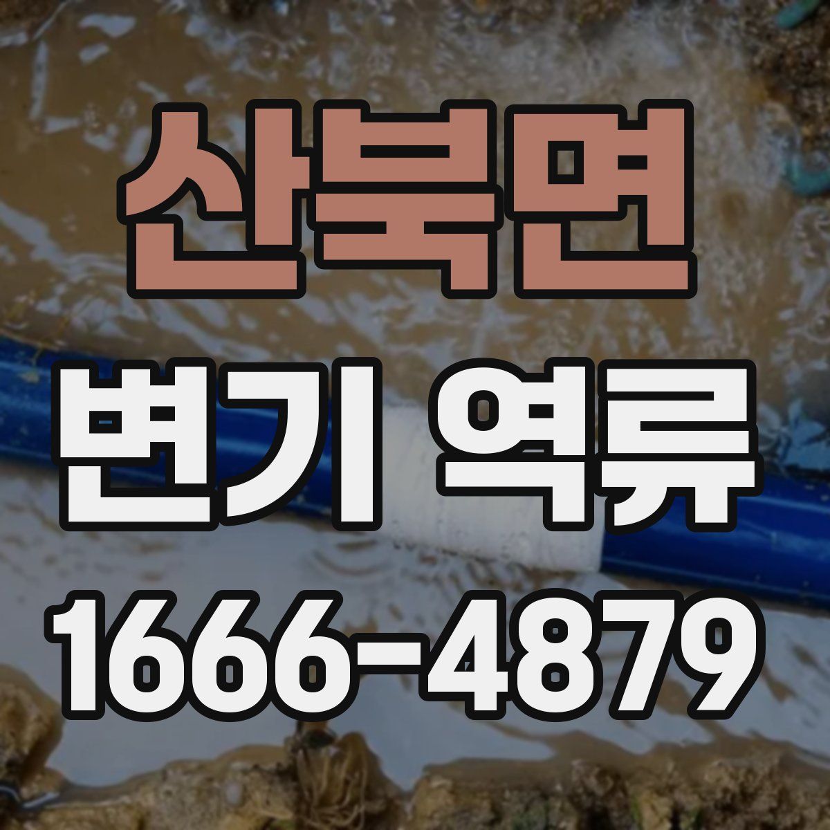 산북면 변기 역류