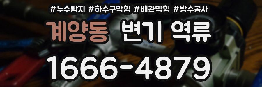 계양동 변기 역류