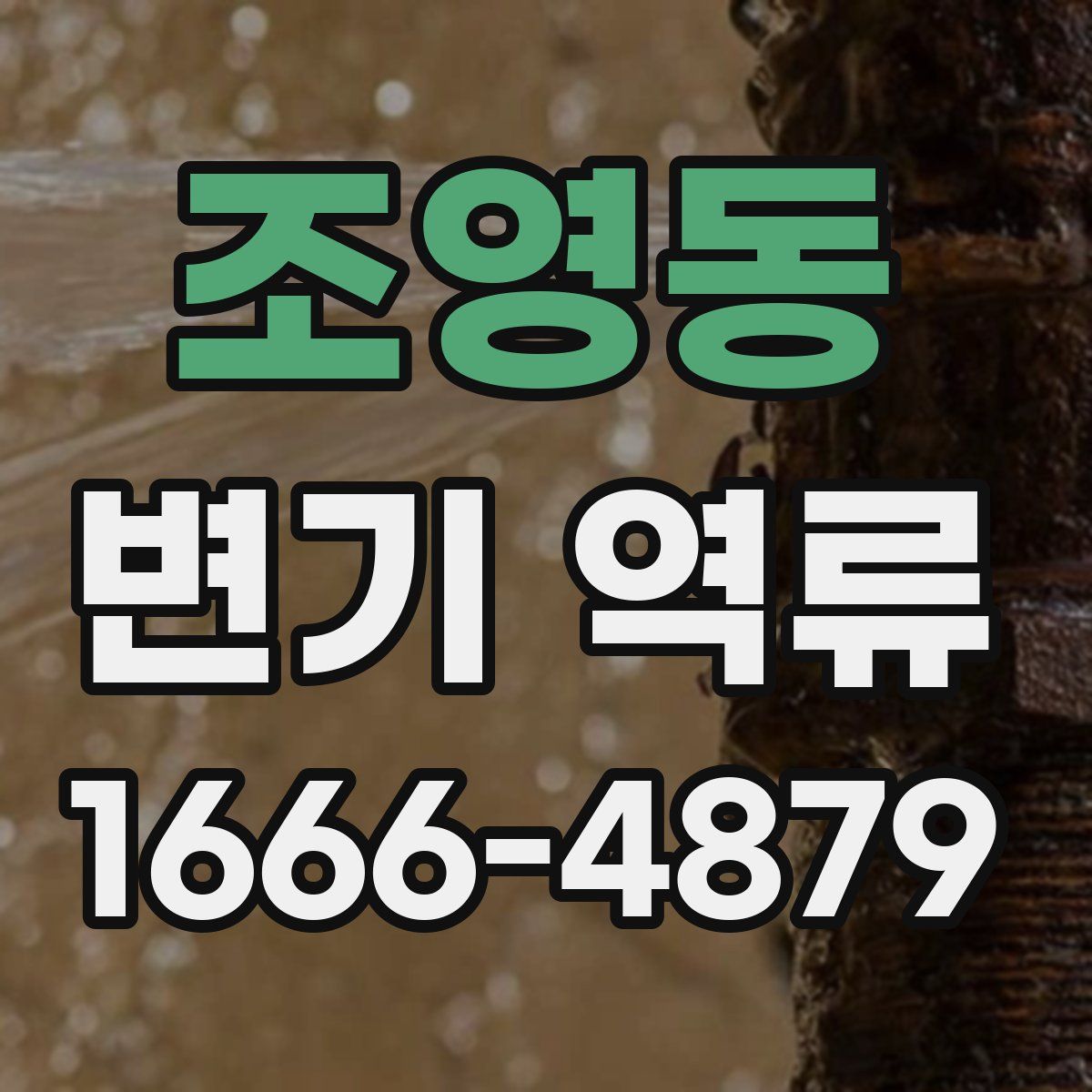 조영동 변기 역류