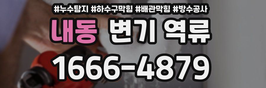 내동 변기 역류
