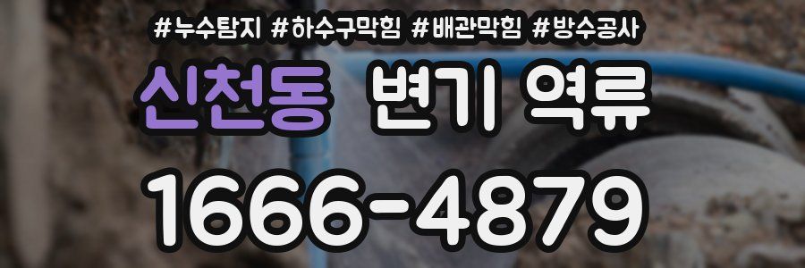 신천동 변기 역류