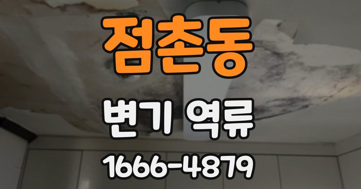 점촌동 변기 역류