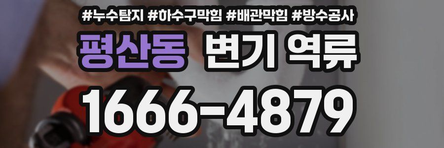 평산동 변기 역류
