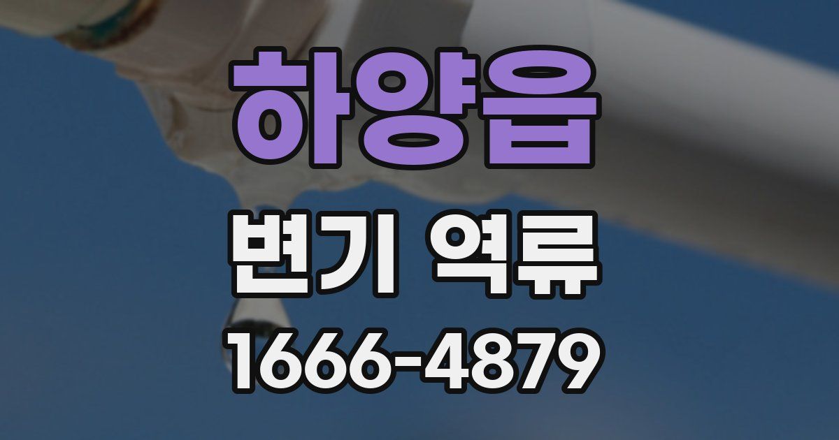 하양읍 변기 역류