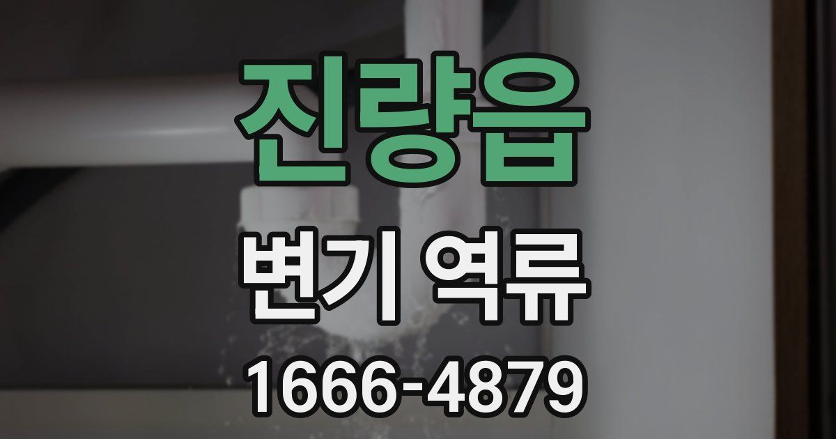 진량읍 변기 역류