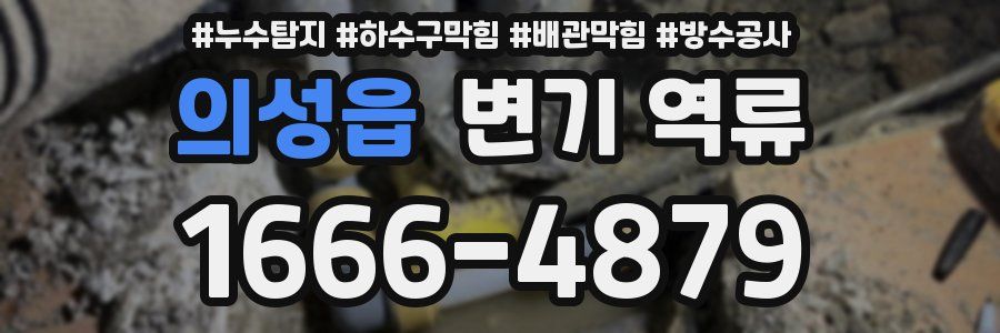 의성읍 변기 역류