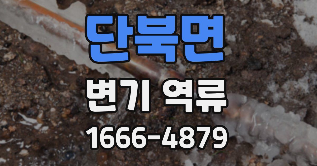 단북면 변기 역류