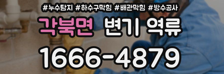 각북면 변기 역류