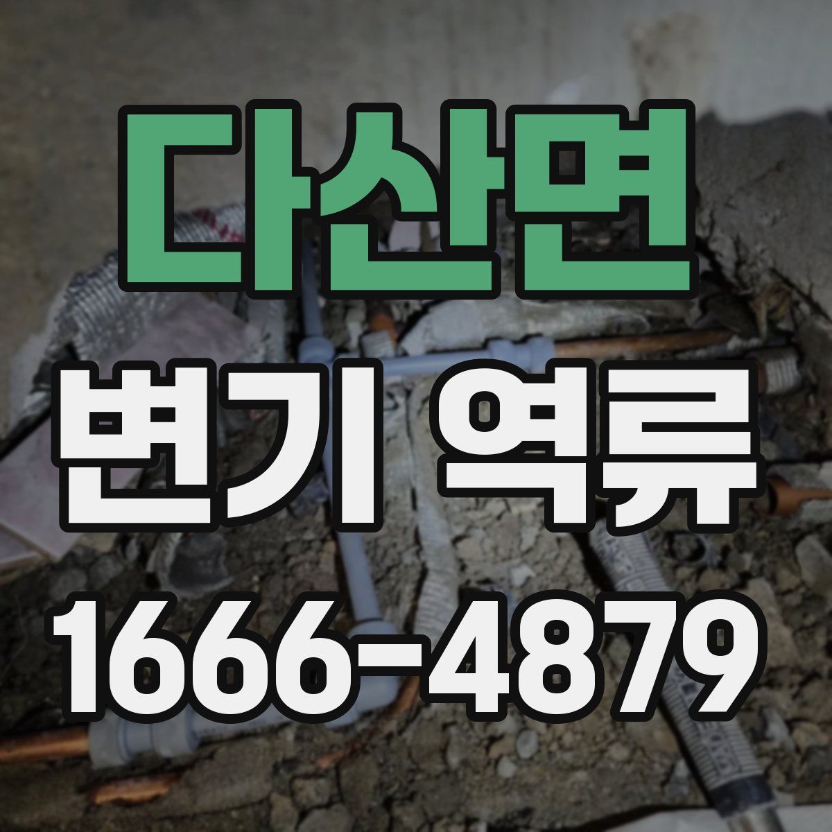 다산면 변기 역류