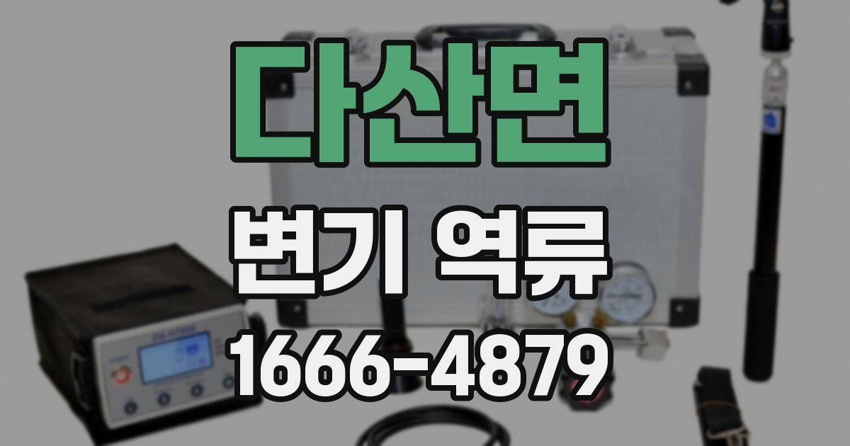 다산면 변기 역류