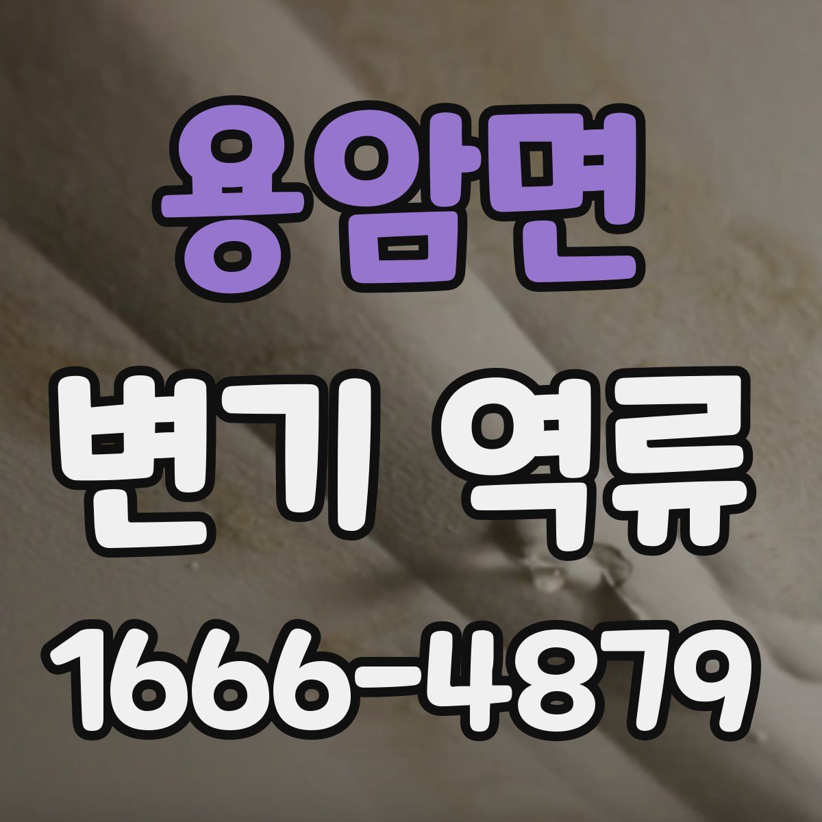 용암면 변기 역류