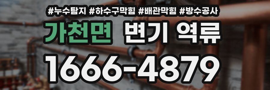 가천면 변기 역류