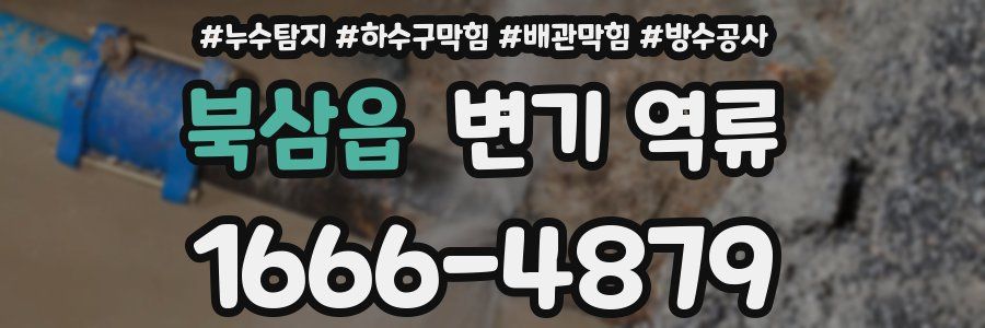 북삼읍 변기 역류