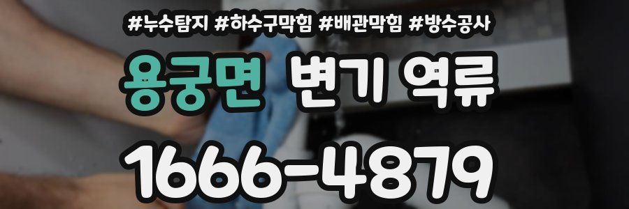 용궁면 변기 역류