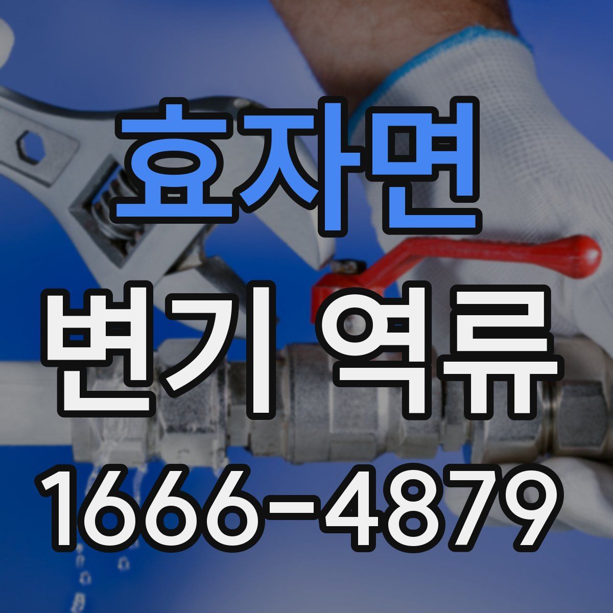 효자면 변기 역류