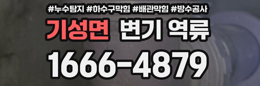 기성면 변기 역류
