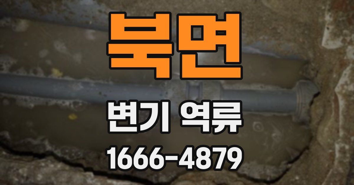 북면 변기 역류