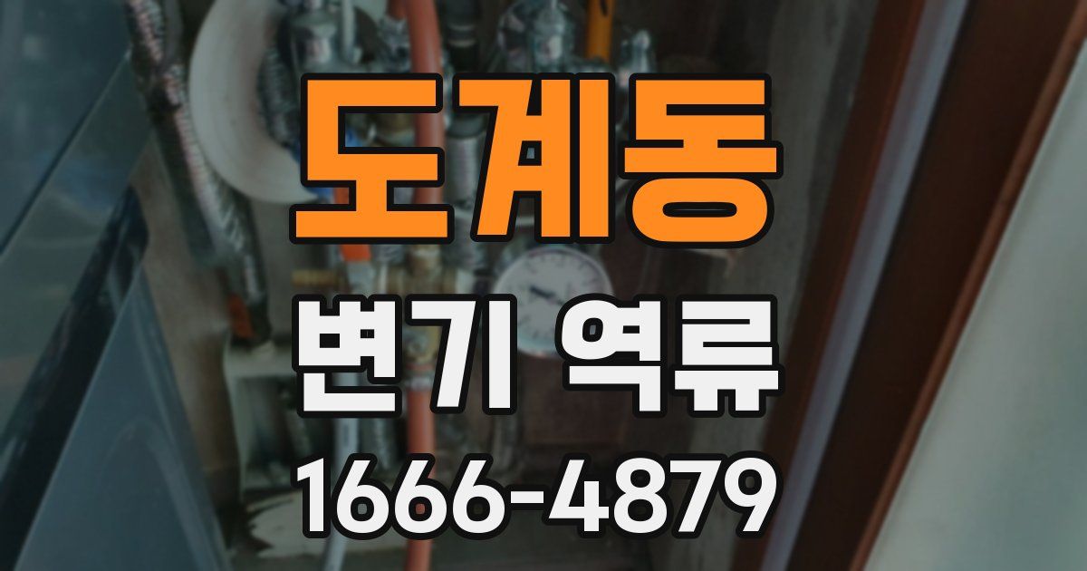 도계동 변기 역류