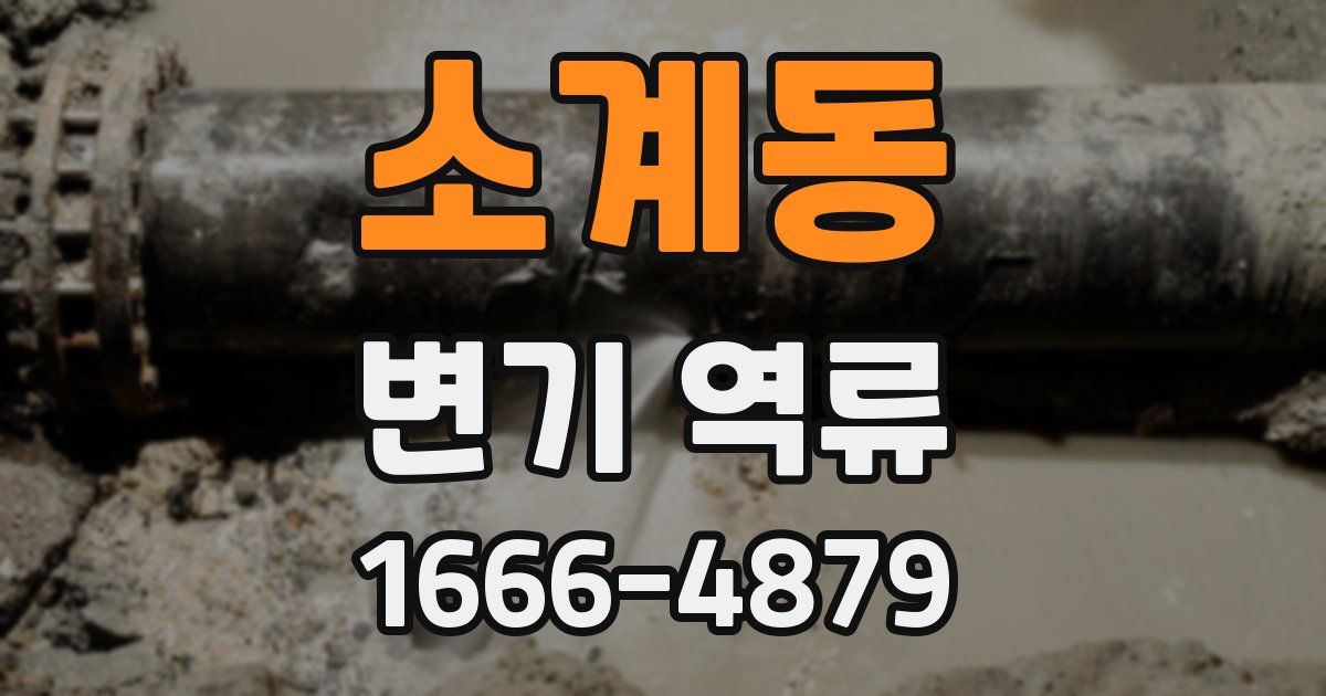 소계동 변기 역류