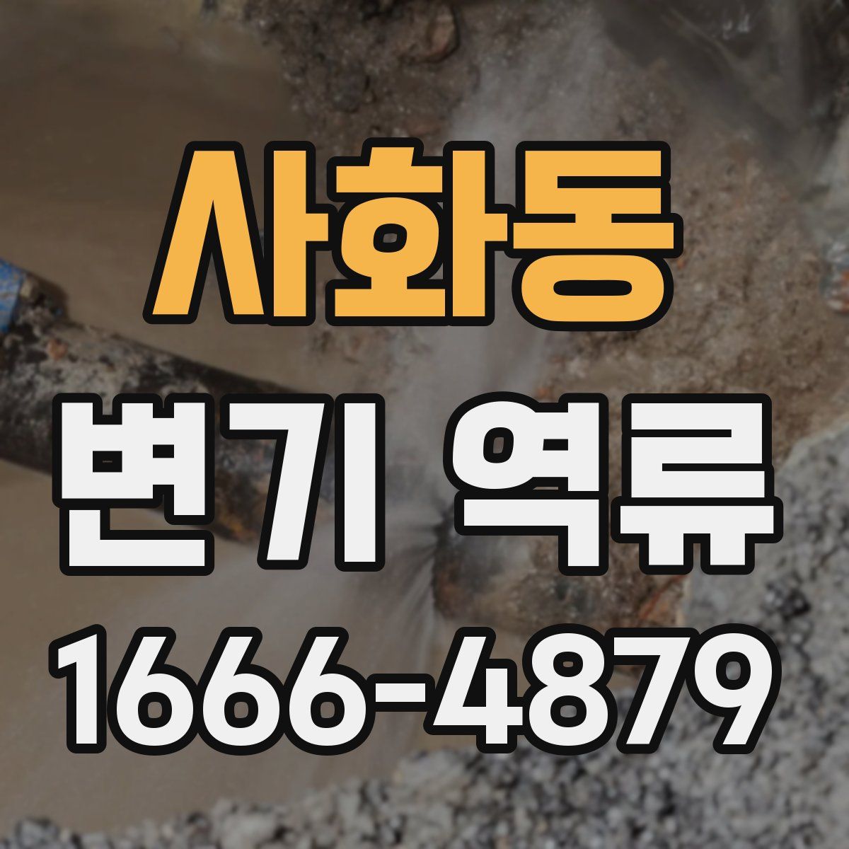 사화동 변기 역류