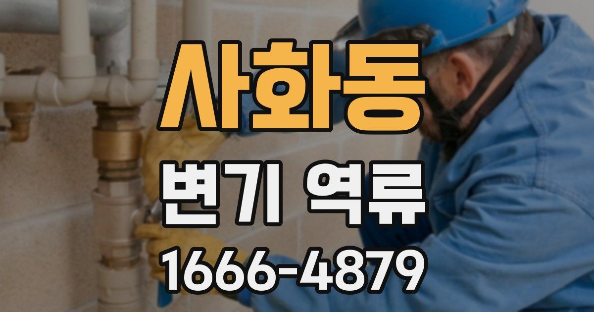 사화동 변기 역류