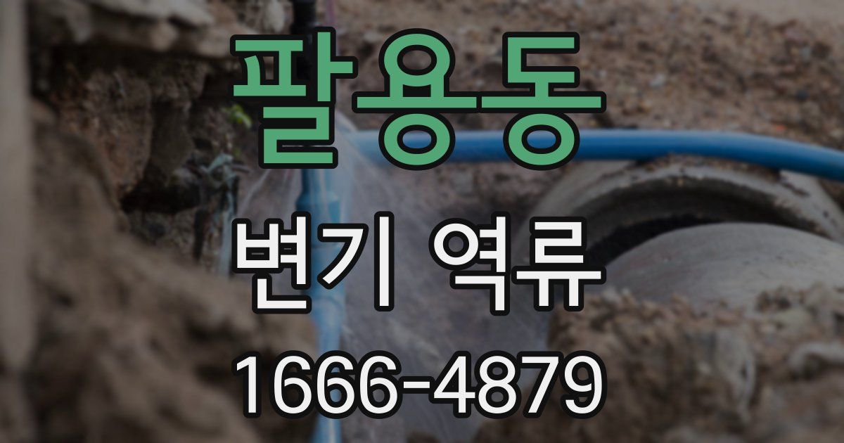 팔용동 변기 역류