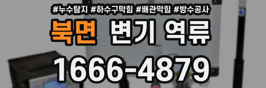 북면 변기 역류