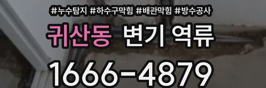 귀산동 변기 역류