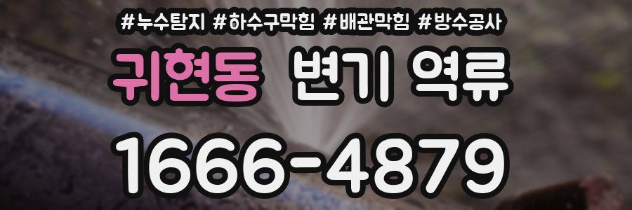 귀현동 변기 역류