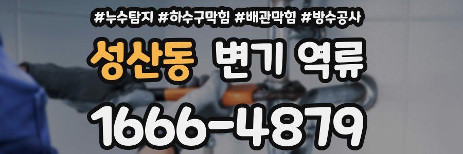 성산동 변기 역류