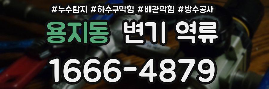 용지동 변기 역류