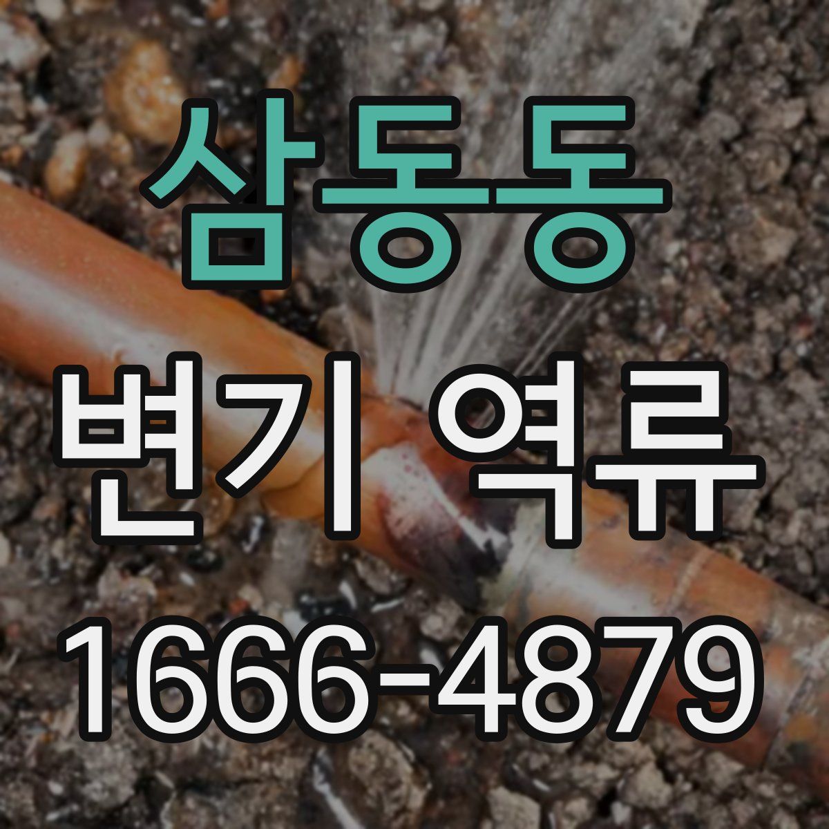 삼동동 변기 역류