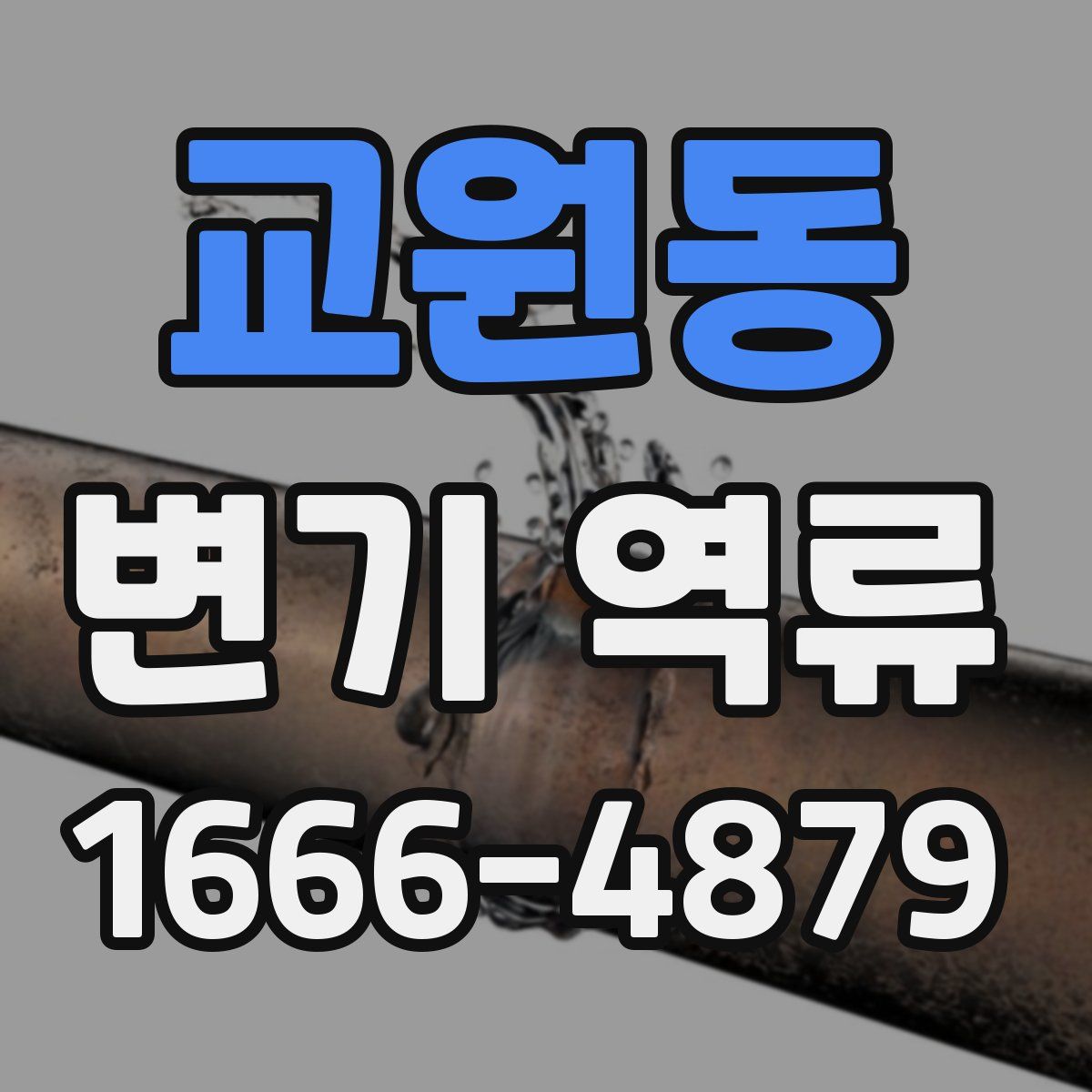 교원동 변기 역류