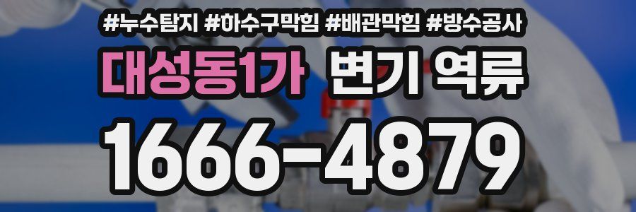 대성동1가 변기 역류