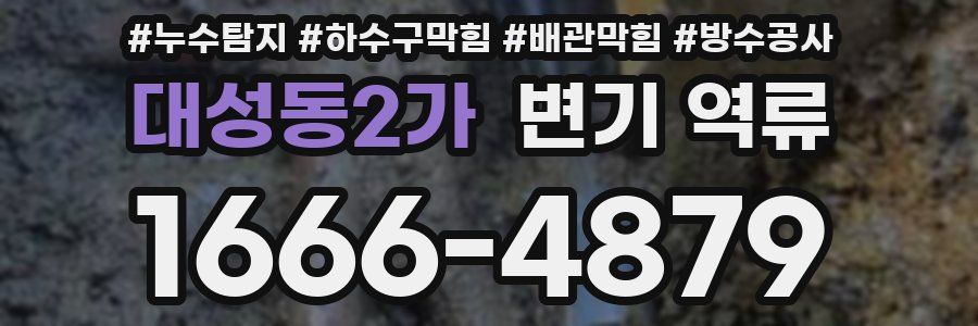대성동2가 변기 역류