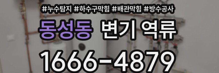동성동 변기 역류