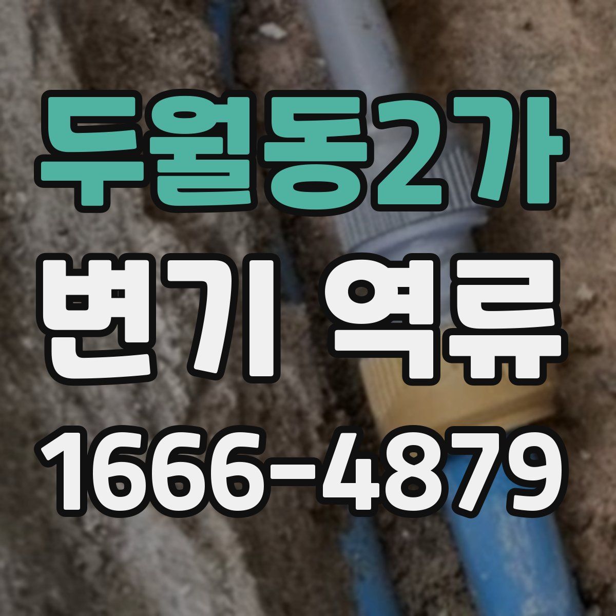 두월동2가 변기 역류