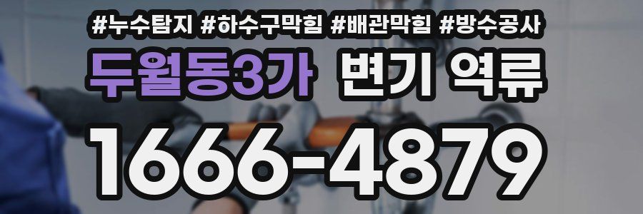 두월동3가 변기 역류