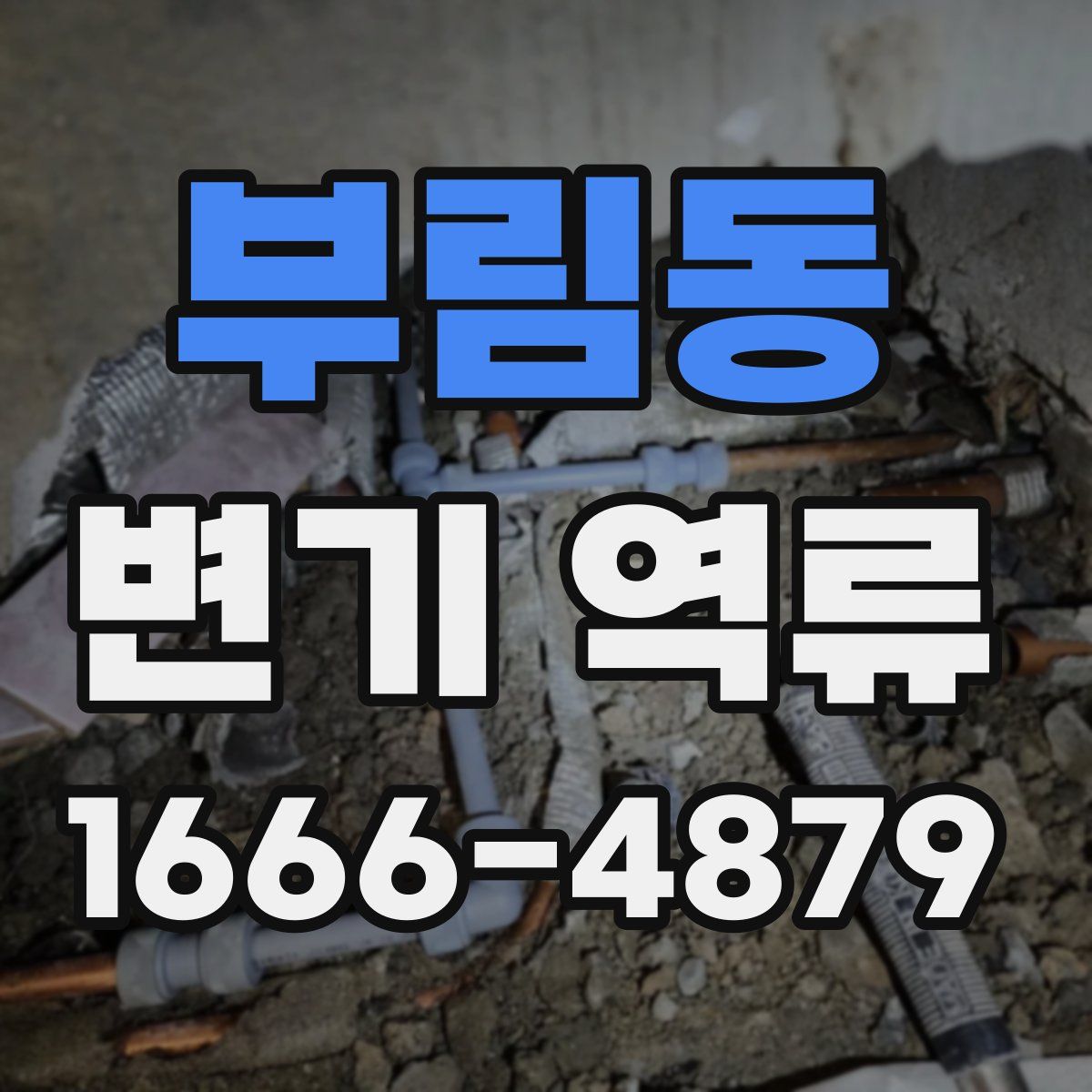 부림동 변기 역류