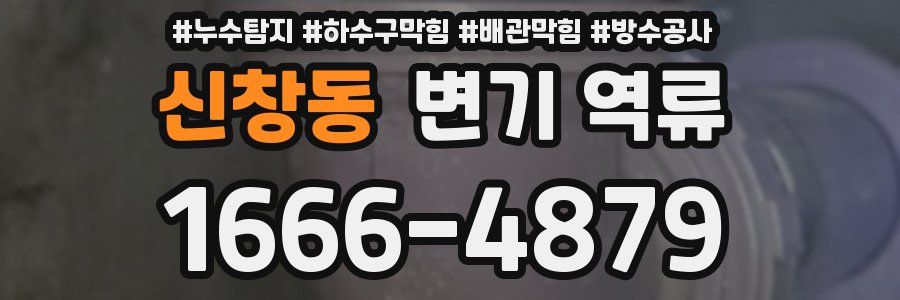 신창동 변기 역류