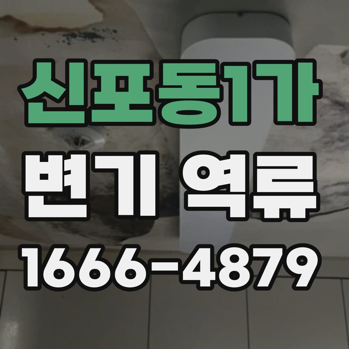 신포동1가 변기 역류