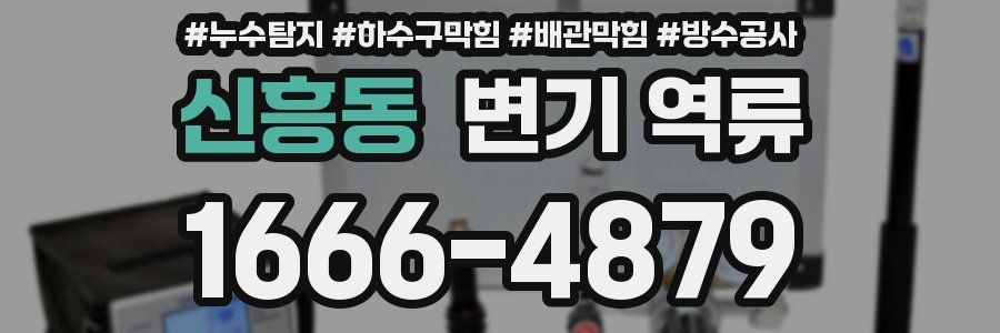 신흥동 변기 역류