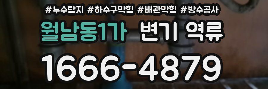 월남동1가 변기 역류