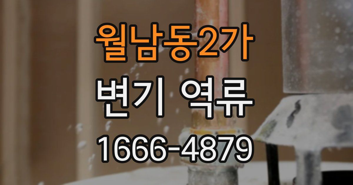 월남동2가 변기 역류