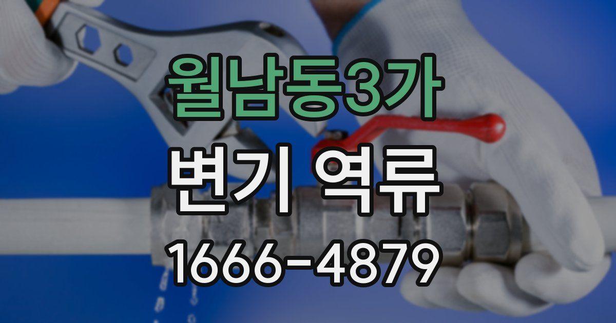 월남동3가 변기 역류