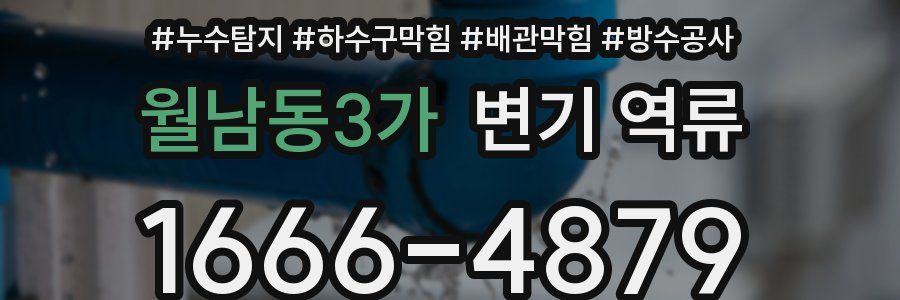 월남동3가 변기 역류