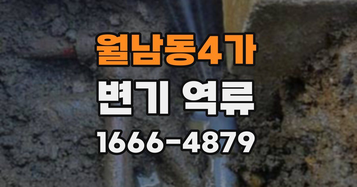 월남동4가 변기 역류