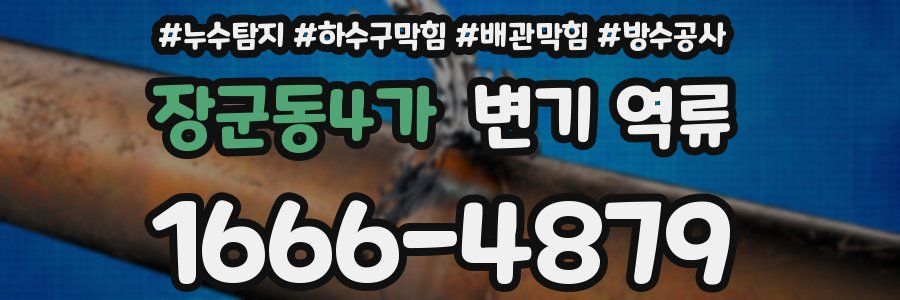 장군동4가 변기 역류