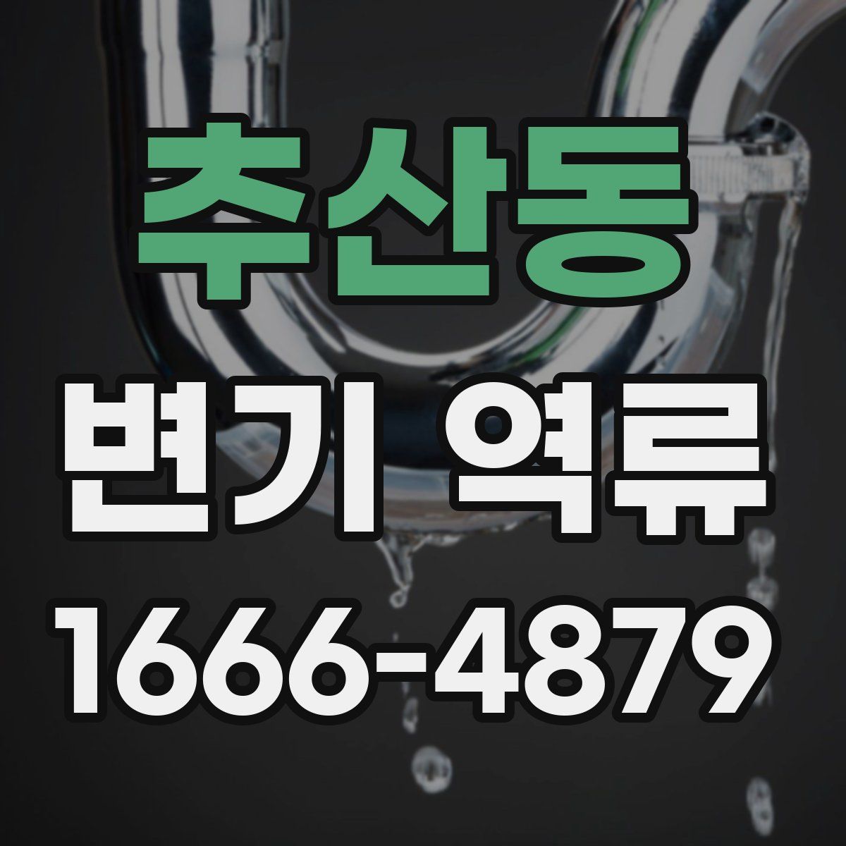 추산동 변기 역류