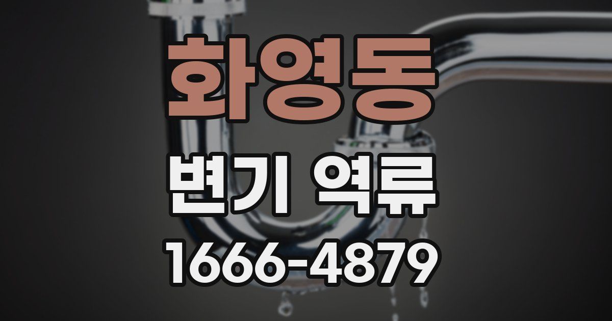 화영동 변기 역류